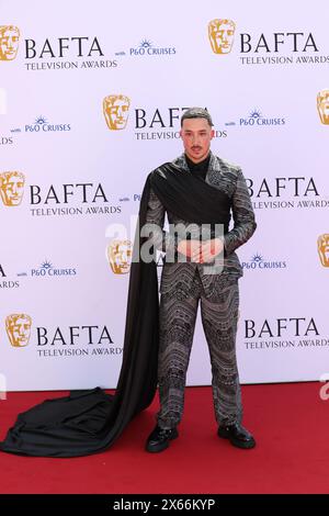 Kyron Hamilton nimmt an den BAFTA TV Awards mit P&O Cruises 2024 in der Royal Festival Hall in London Teil. Stockfoto