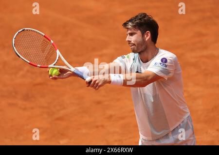 Rom, Italien. Mai 2024. Rom, Italien 13.05.2024: TSITSIPAS (GRE) vs NORRIE (GBR) während der Internazionali BNL 2024 MÄNNER ATP 1000 Open Tennis Turnier in Rom am CENTER COURT Credit: Independent Photo Agency/Alamy Live News Stockfoto