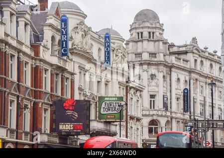 London, Großbritannien. Mai 2024. Theater auf der Shaftesbury Avenue im West End, Tagesblick. Quelle: Vuk Valcic/Alamy Stockfoto