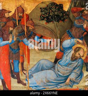 Spinello Aretino Gemälde, die Konversion des Heiligen Paulus, Tempera auf Holz, 1391-1392 Stockfoto