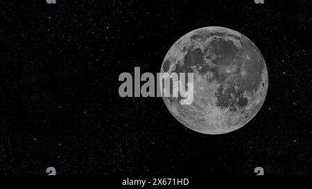 Eine Erde dreht sich auf dem schwarzen Hintergrund. Elemente dieses Bildes, bereitgestellt von der NASA. Stockfoto