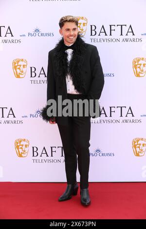 Joe Baggs nimmt an den BAFTA TV Awards mit P&O Cruises 2024 in der Royal Festival Hall in London Teil. Stockfoto