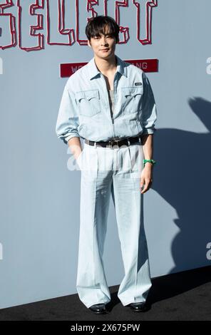 Seoul, Südkorea. Mai 2024. Der südkoreanische Schauspieler Song Geon-hee nimmt am 13. Mai 2024 an einem Fotobesuch für das MIUMIU Store Event in Seoul Teil. (Foto: Lee Young-HO/SIPA USA) Credit: SIPA USA/Alamy Live News Stockfoto