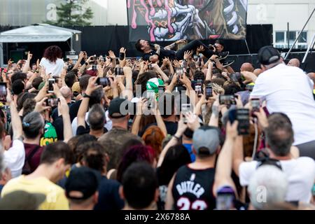 Mailand, Italien. Mai 2024. Frank Turner tritt am 12. Mai 2024 live im Carroponte in Mailand auf. (Foto: Mairo Cinquetti/NurPhoto) Credit: NurPhoto SRL/Alamy Live News Stockfoto