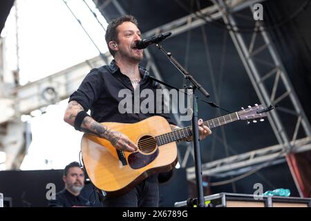 Mailand, Italien. Mai 2024. Frank Turner tritt am 12. Mai 2024 live im Carroponte in Mailand auf. (Foto: Mairo Cinquetti/NurPhoto) Credit: NurPhoto SRL/Alamy Live News Stockfoto