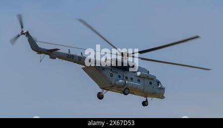 MI-171Sh auf der AIRVG Air Show 2024 in Zagreb, Kroatien Stockfoto