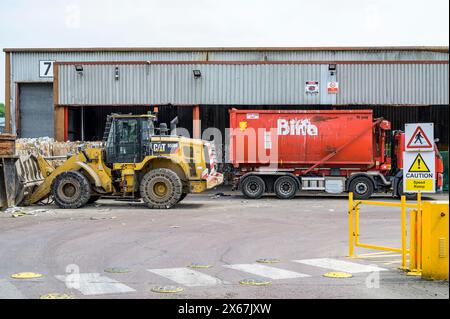 Biffa Recycling Centre, Pinkston Road, Glasgow, Schottland, Vereinigtes Königreich, Europa Stockfoto