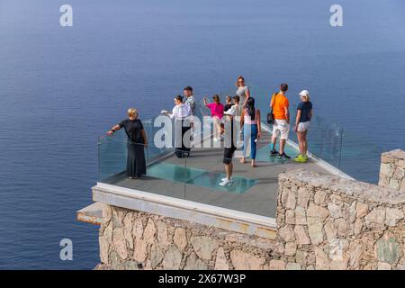 Gran Canaria, Spanien: 3. März 2024: Blick vom Aussichtspunkt Mirador del Balcon auf Gran Canaria, Spanien Stockfoto