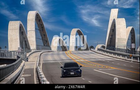 6th Street Bridge Los Angeles Stockfoto