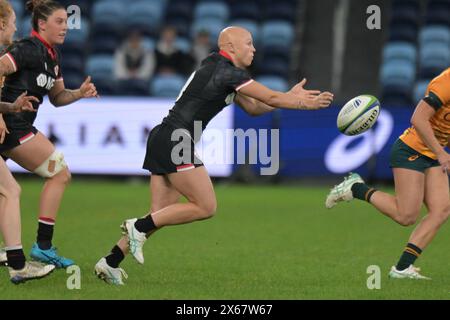 Sydney, Australien. Mai 2024. Olivia Apps of Canada Women Rugby Team wird während des Spiels der Pacific Four Series 2024 zwischen Australien und Kanada im Allianz Stadium in Aktion gesehen. Endpunktzahl: Australien 17:33 Kanada. Quelle: SOPA Images Limited/Alamy Live News Stockfoto