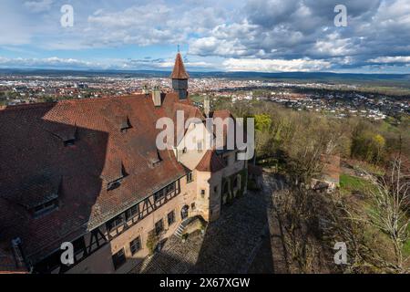 Schloss Altenburg in Bamberg im Frühling, Europa, Deutschland, Franken, Bayern, Bamberg Stockfoto