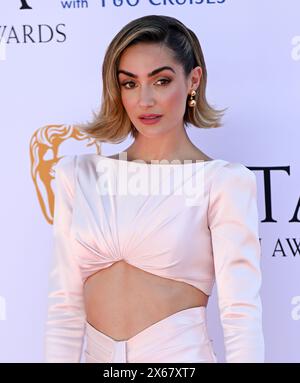 LONDON, ENGLAND – 12. MAI: Frankie Bridge nimmt an den BAFTA Television Awards 2024 mit P&O Cruises in der Royal Festival Hall in London Teil. Quelle: Siehe Li/Picture Capital/Alamy Live News Stockfoto