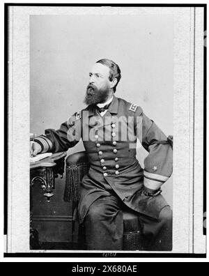 David Dixon Porter, Konteradmiral. Civil War Photograph Collection., Nr. 4638. Porter, David D.--(David Dixon),--1813-1891--Militärdienst. Stockfoto