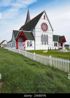 Kanada, Friedhof, Neufundland, St. Paul's Anglican Church, Stadt Trinity, Trinity Bight Stockfoto