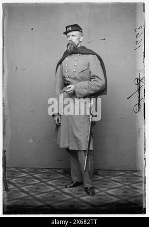 Lieutenant Thomas B. Bunting, 7. NYSM, 6. NY. Independent Battery, Civil war Photographs 1861-1865 Stockfoto