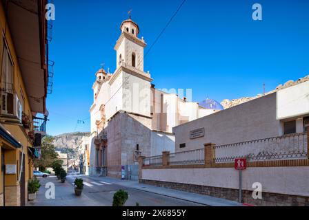 Santuario de la Virgen de Monserrate, Hausfassade, Kirche, Altstadt, Architektur, Orihuela, Autonomy of Valencia, Spanien, Stockfoto