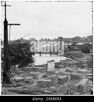 Richmond, Virginia. Tredegar Iron Works, Civil War Photos 1861-1865 Stockfoto