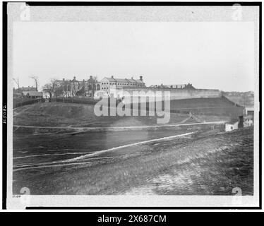 The State Penitentiary, Richmond, Virginia, April 1865, Bürgerkriegsfotos 1861-1865 Stockfoto