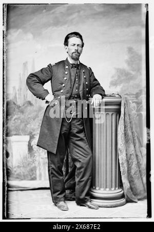 ... George Thom, Lt. Col., Corps of Engineers, Civil war Photographs 1861-1865 Stockfoto