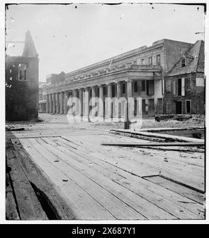 Charleston, South Carolina. Vendue Range, Bürgerkriegsfotos 1861-1865 Stockfoto