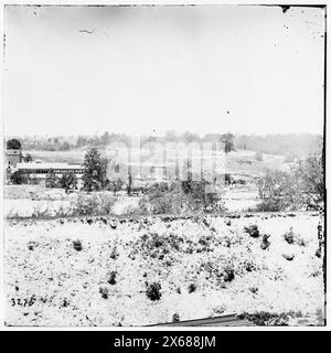Richmond, Virginia. Blick auf Belle Isle, Fotos des Bürgerkriegs 1861-1865 Stockfoto