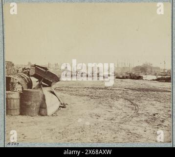 Blick auf die Docks von Rocketts, Civil war Photos 1861-1865 Stockfoto