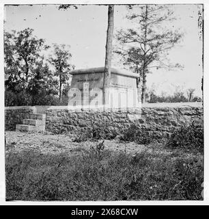 Murfreesboro, Tennessee (Umgebung). 1863 auf dem Schlachtfeld am Stones River errichtetes Denkmal, Fotografien des Bürgerkriegs 1861-1865 Stockfoto