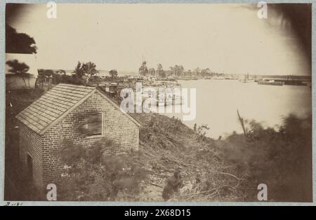 White House Landing, Pamunkey River, Virginia, Bürgerkriegsfotos 1861-1865 Stockfoto