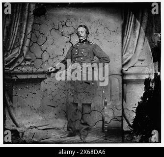 Unidentifizierter Soldat in Uniform, Bürgerkriegsfotos 1861-1865 Stockfoto