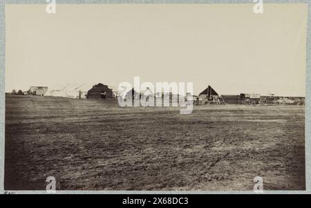 Winterquartier des Quartiermeisters, 6. Armeekorps. In der Nähe von Hazel River, Virginia, 1864, Civil war Photos 1861-1865 Stockfoto