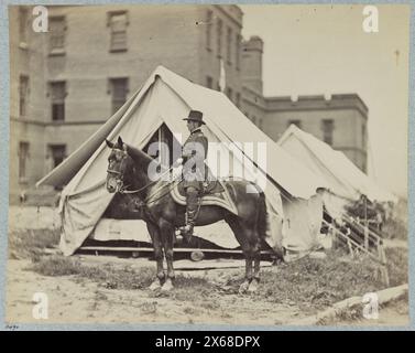 General Joseph Hooker, Bürgerkriegsfotos 1861-1865 Stockfoto