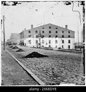 Richmond, Virginia. Libby Prison, Bürgerkriegsfotos 1861-1865 Stockfoto