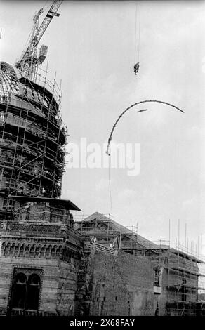 Richtfest der Neuen Synagoge Deutschland, Berlin, 29.10.1990, Richtfest der Neuen Synagoge Berlin in der Oranienburger Straße, Â *** Richtfest der Neuen Synagoge Deutschland, Berlin, 29 10 1990, Richtfest der Neuen Synagoge Berlin in der Oranienburger Straße, Â Stockfoto