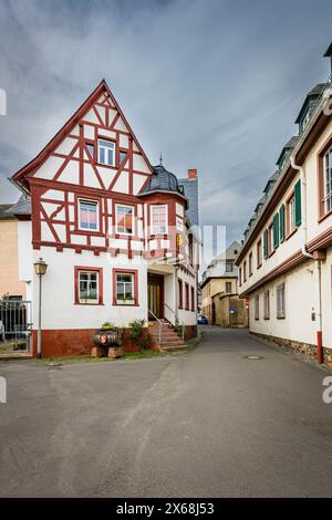 Historisches Stadtzentrum in Oestrich (Rheingau), Hessen, Deutschland Stockfoto