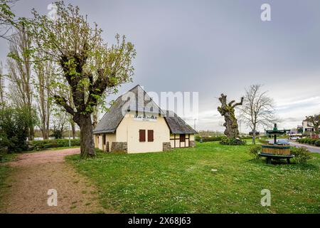 Historisches Stadtzentrum in Oestrich (Rheingau), Hessen, Deutschland Stockfoto