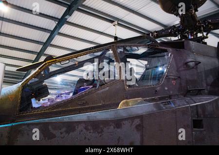 Westland Apache AH Mk1 ZJ224 jetzt im Army Flying Museum zu sehen Stockfoto