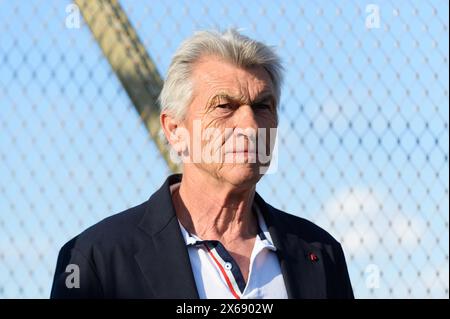 München, Deutschland. Mai 2024. München, 13. Mai 2024: Klaus Augenthaler bei der UEFA EURO 24 Trophäentour in Bellevue di Monaco, München. (Sven Beyrich/SPP) Credit: SPP Sport Press Photo. /Alamy Live News Stockfoto