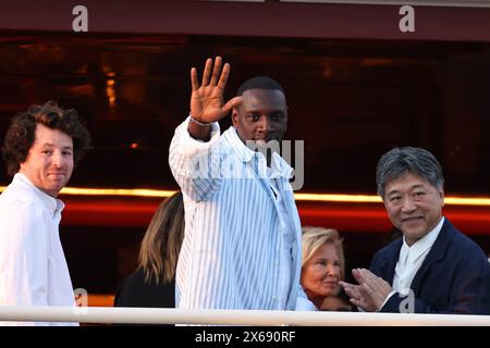 Cannes, Frankreich. Mai 2024. © PHOTOPQR/LE PARISIEN/Fred Dugit ; Cannes ; 13/05/2024 ; Cuture/Cinéma Palais des Festival à Cannes (06), le 13 mai 2024 A la veille de l'ouverture du jury du 77e Festival de Cannes l'acteur francaais Omar Sy. Foto LP/Fred Dugit die Mitglieder der Jury der 77. Filmfestspiele von Cannes machen sich bei einem Abendessen im Grand Hyatt Cannes Hotel Martinez am Vorabend der Eröffnungszeremonie der 77. Ausgabe der Filmfestspiele von Cannes am 13. Mai 2024 in Cannes, Südfrankreich. *** Lokaler Titel *** 77e Festival de Cannes Credit: MAXPPP/Alamy Live News Stockfoto