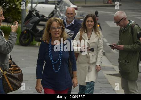 Bergamo, Italien. Mai 2024. Prokuratore Maria Cristina Rita - Caso Yara Ganbirasio, Revisione reperti processo Massimo Bossetti, 13 Maggio 2024 - Bergamo Italia ( Foto Tiziano Mazoni/LaPresse) Staatsanwältin Maria Cristina Rita - Yara Ganbirasio Fall, Überblick über die Ausstellungsstücke Massimo Bossetti, 13 Mai 2024 - Bergamo Italien (Foto Tiziano Mazoni/LaPresse) Credit: LaPresse Alamy News Stockfoto