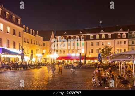 Saarbrücken, Platz St. Johanner Markt, Restaurants, Altstadt im Saarland, Deutschland Stockfoto