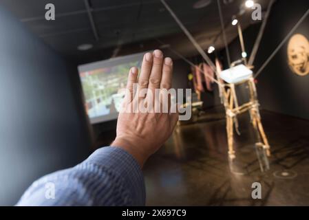 Theater und darstellende Künste in Cutural Live ist ein Theater alter Tradition und darstellende Künste in Cutural live Stockfoto