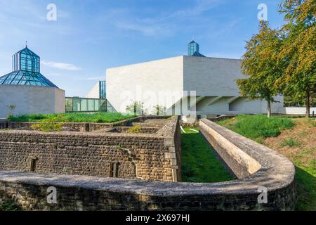 Luxemburg Stadt (Luxemburg, Letzebuerg), Großherzog Jean Museum für Moderne Kunst (Musee d'Art Moderne Grand-Duc Jean), MUDAM in Luxemburg Stockfoto