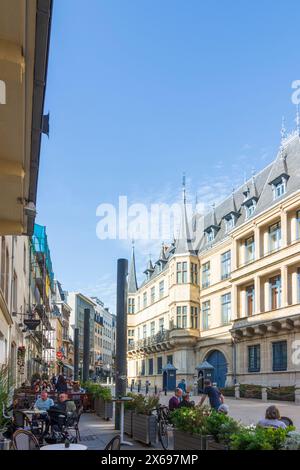 Luxemburg-Stadt (Luxemburg, Letzebuerg), Großherzoglicher Palast in Luxemburg Stockfoto