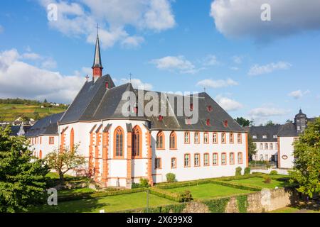 Bernkastel-Kues, Cusanusstift (St. Nikolaus Krankenhaus), es enthält eine berühmte Bibliothek und ein Weinmuseum, Mosel Region, Rheinland-Pfalz, Deutschland Stockfoto