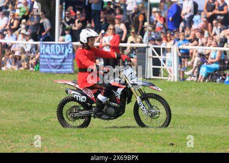 11. Mai 2024 das Imps-Motorradausstellungsteam trat auf der Nottinghamshire County Show vor Stockfoto