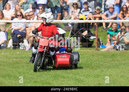 11. Mai 2024 das Imps-Motorradausstellungsteam trat auf der Nottinghamshire County Show vor Stockfoto