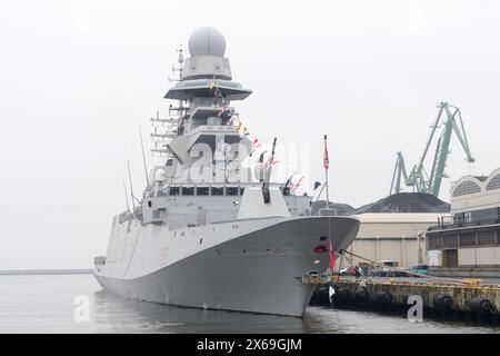 Italienisch ITS Luigi Rizzo F595 eine Fregatte der Carlo Bergamini-Klasse im Hafen von Gdynia, Polen © Wojciech Strozyk / Alamy Stock Photo Stockfoto