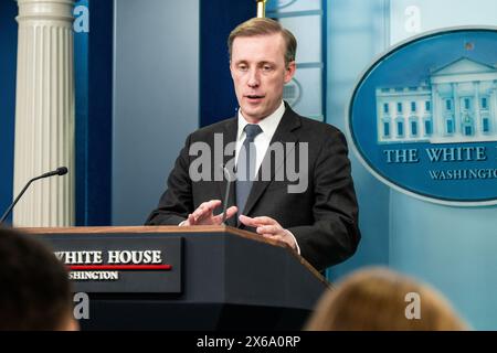 Washington, Usa. Mai 2024. National Security Advisor Jake Sullivan sprach bei einem Pressegespräch im White House Press Briefing Room im Weißen Haus in Washington, DC. Quelle: SOPA Images Limited/Alamy Live News Stockfoto
