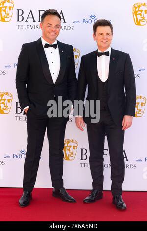 London, Großbritannien. Mai 2024. ANT McPartlin und Declan Donnelly nehmen an den BAFTA Television Awards 2024 in der Royal Festival Hall in Waterloo, London, Teil. (Foto: Cat Morley/SOPA Images/SIPA USA) Credit: SIPA USA/Alamy Live News Stockfoto