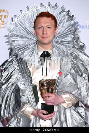 London, Großbritannien. Mai 2024. Joe Lycett mit der Entertainment Performance BAFTA bei den BAFTA Television Awards 2024, Royal Festival Hall. Guthaben: Doug Stockfoto